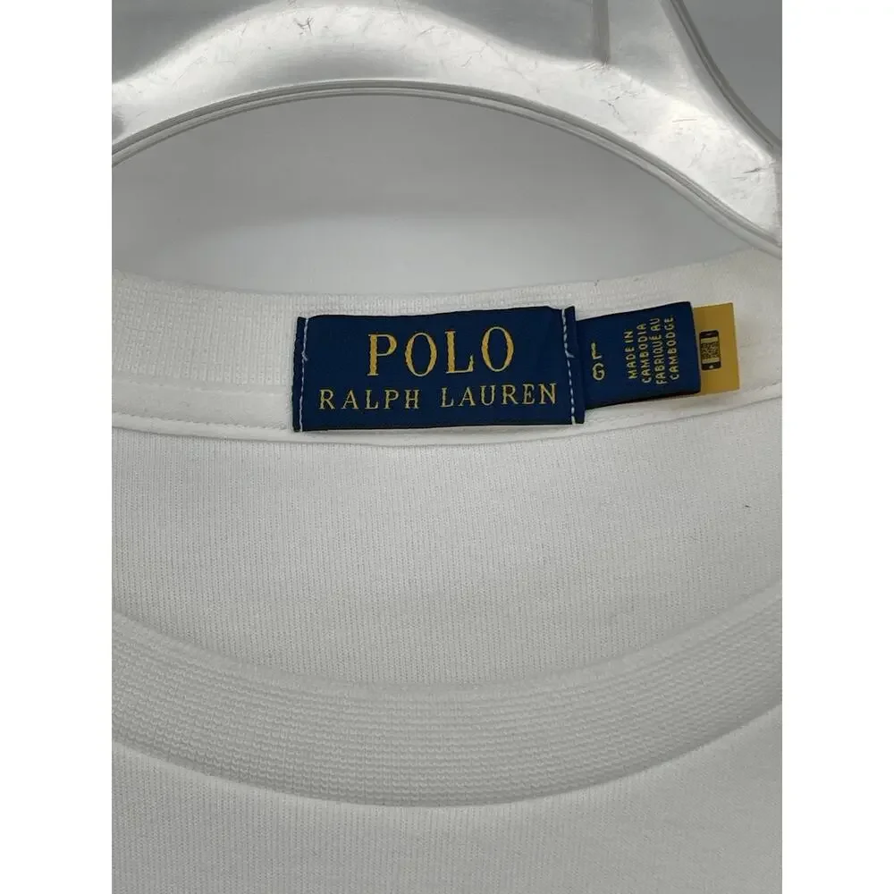 Polo Ralph Lauren Big Pony Sweatshirt Pullover White Size Large